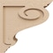 Ekena Millwork 7"W x 14"D x 14"H Classic Scroll Rough Cedar Woodgrain TimberThane Corbel, Primed Tan CORUR07X14X14SCRRCPR - alternate 3